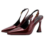 Patent Leather Slingback Pumps