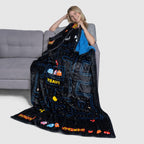 PAC-MAN Sherpa Blanket