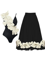 Tie Fresh Floral Swimsuit Set