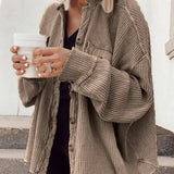 Corduroy Button Jacket Up Top