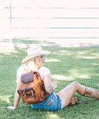 Wrangler Floral Tooled Concealed Carry Backpack