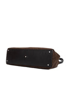 Woolen Shearling Top Handle Shoulder Crossbody Bag