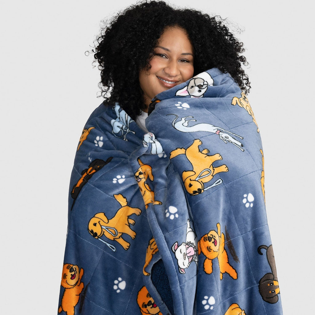 Dog Print Blanket