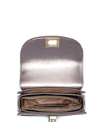 CHRISBELLA Embroidered Bamboo Handle Bag