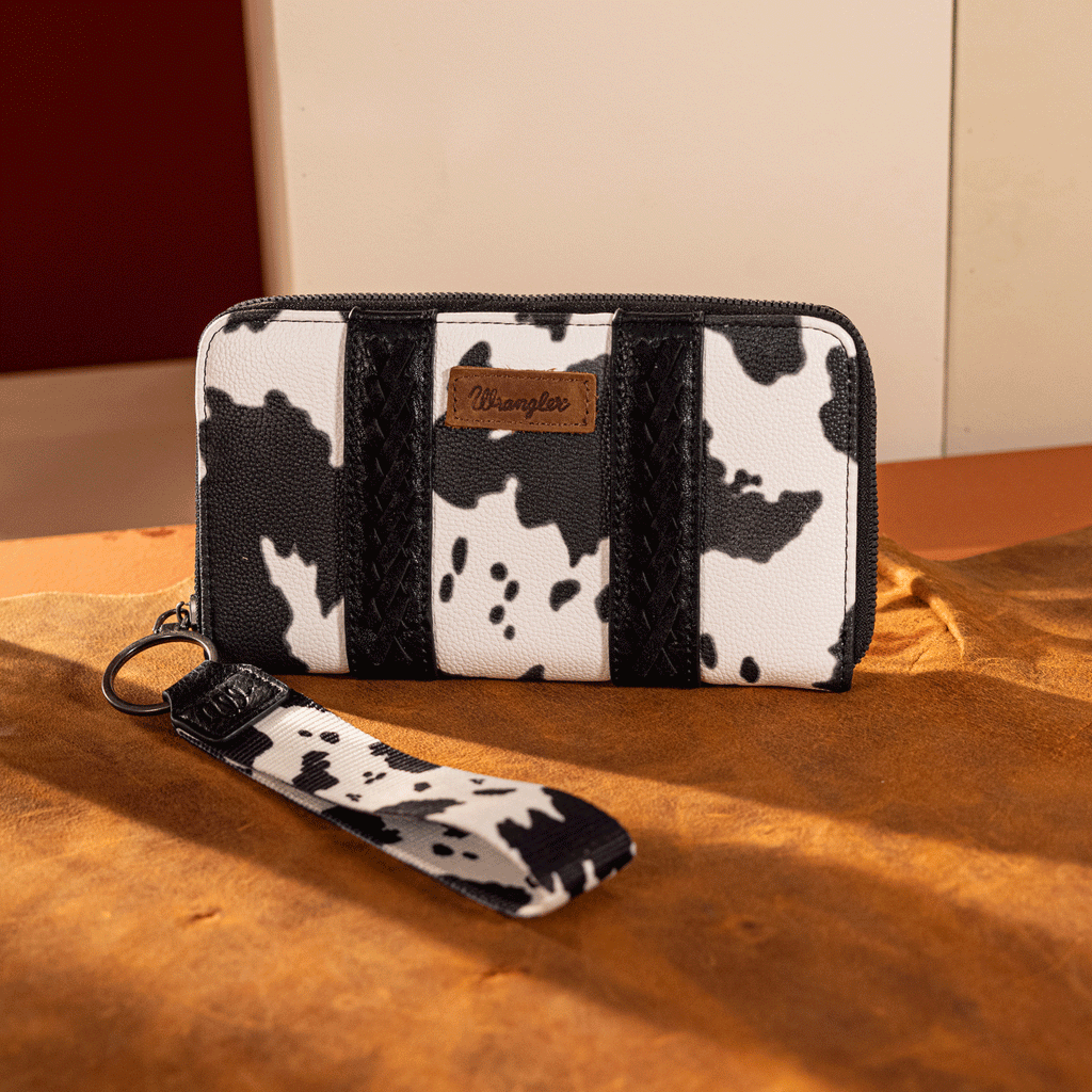 Wrangler Cow Print Wallet