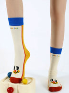 Cartoon Clown Pattern Socks