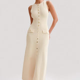 Claire Knit Sleeveless Maxi Dress