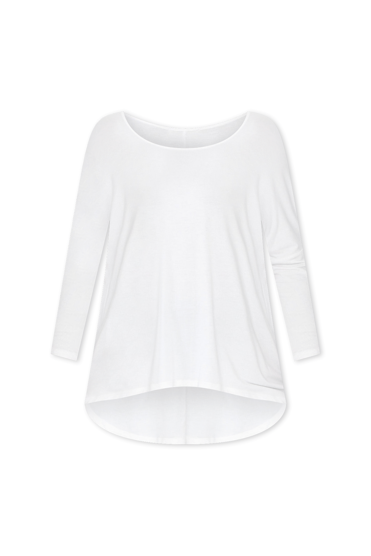White Milan 3/4 Sleeve Top