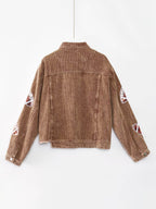 Game Day Rugby Sequined Single Breasted Jacket