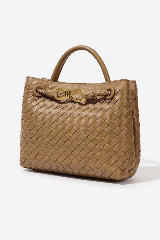 Light & Shadow Artistic Woven Tote