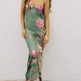 Resort Slim Printed Slip Dress