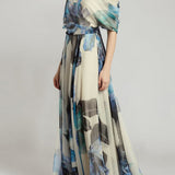 Lolita Swing Skirt Print Maxi Dress