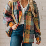 Multicolor Casual Minimalist Jacket
