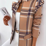 Plaid Casual Small Blazer