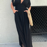 Black Broken Hearted Maxi Dress