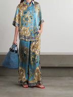 Vintage Floral Print Lounge Set