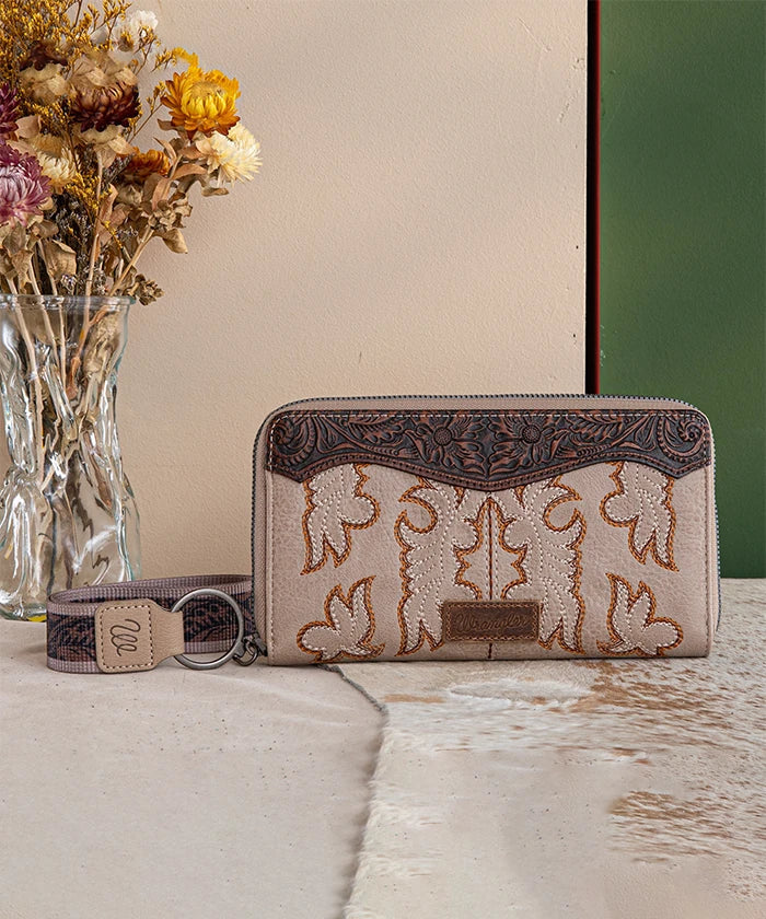 Wrangler Boot Stitch Bifold Wallet