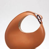 Italian Niche Design Crescent Hobo Shoulder Bag