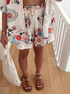 Bohemian Linen Shirt Set