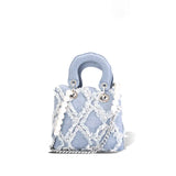 Summer New Denim Flap Shoulder & Top Handle Bag