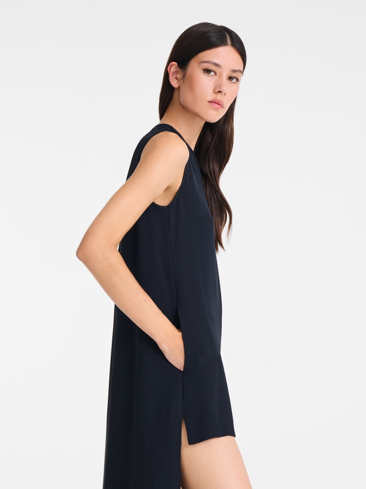 Minimalist High-Low Sleeveless Playsuit