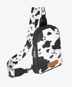 Wrangler Cow Print Sling Bag