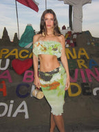 Mini Paisage Top & Landscape Skirt