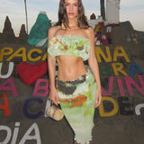 Mini Paisage Top & Landscape Skirt