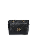 Quilted Chain Crossbody Bag in Chanel-Inspired Style