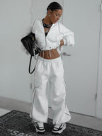 Hooded Contrast Line Set