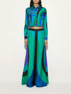 Floral Print Wide-Leg Set