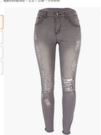 High-Waisted Stretch Skinny Jeans