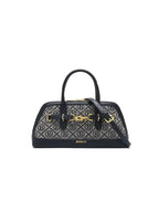 New Embroidered Stitch Detail Top Handle Bag