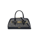 New Embroidered Stitch Detail Top Handle Bag
