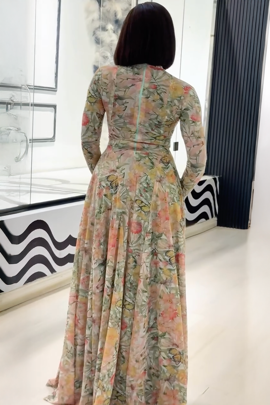 Verve Floral Butterfly Bloom Dress