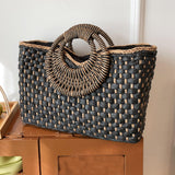 Fashionable Holiday Beach Handmade Straw Bag