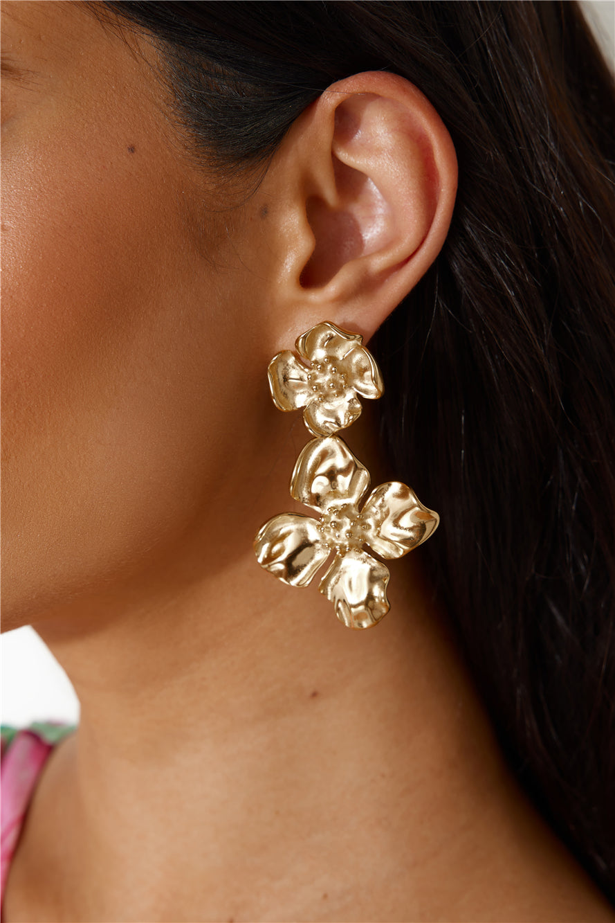 Brincos Banhados a Ouro 18k From The Forest Ouro
