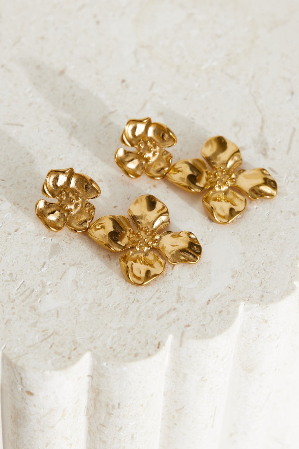 Brincos Banhados a Ouro 18k From The Forest Ouro