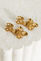 Brincos Banhados a Ouro 18k From The Forest Ouro