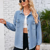 Spring Denim Relaxed Fit Shirt