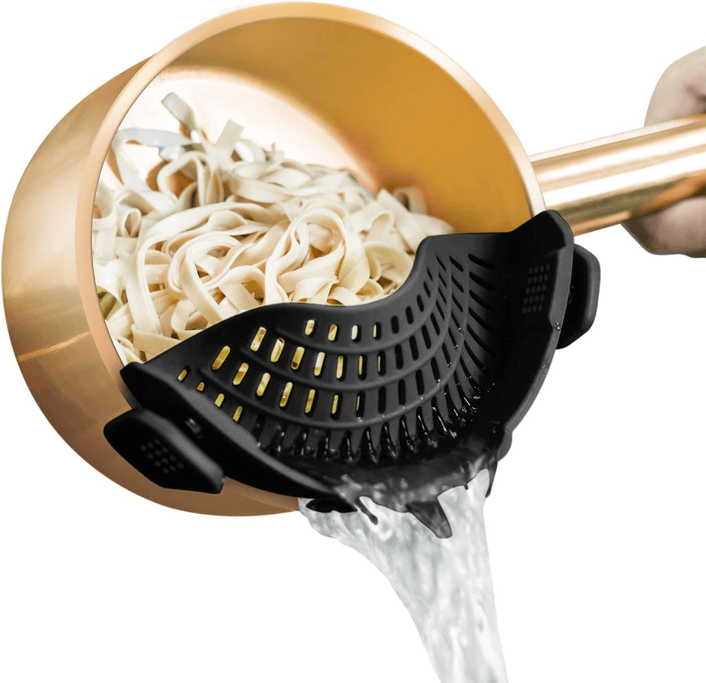 Foldable Silicone Strainer – Save space and stay organized