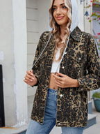 Vintage Loose Hooded Denim Jacket Top