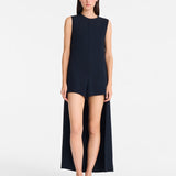 Minimalist High-Low Sleeveless Playsuit