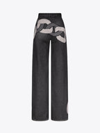 Lock Ring Type Irregular Jeans Set