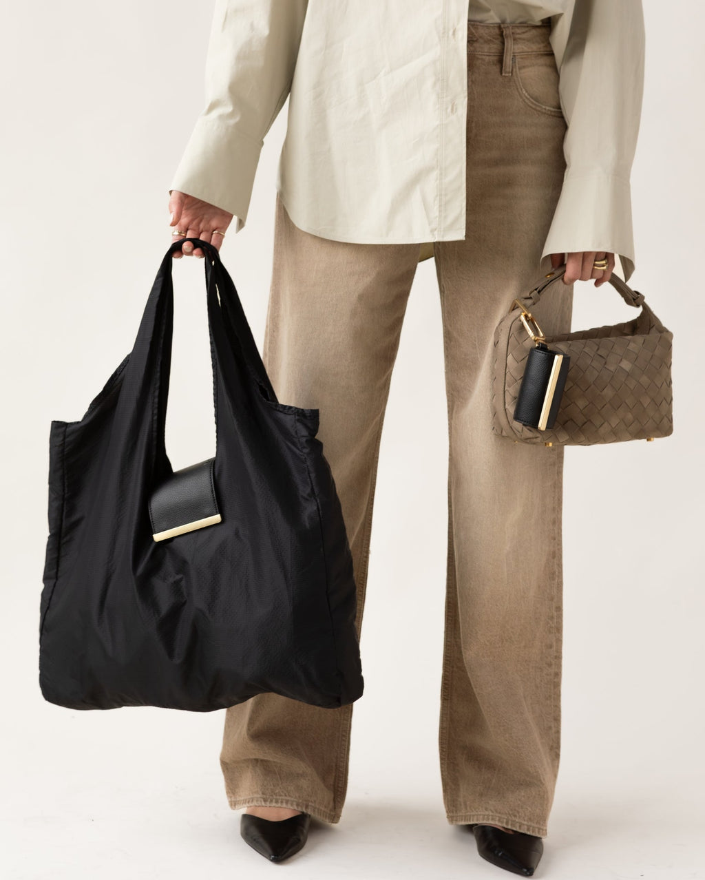 Keychain tote - jet