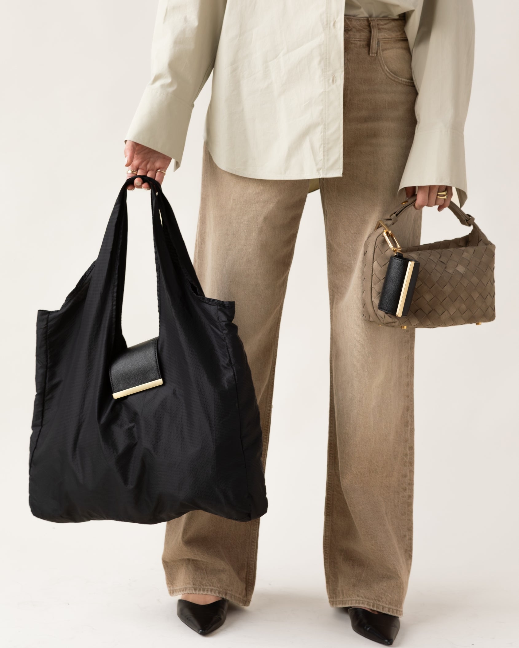 Keychain tote - jet