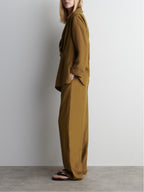 Shawl Lapel Suits Pants Set