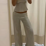 Timeless Stripes Pants Set