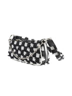 Checkerboard Chain Top Handle Shoulder Bag