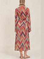 Beach Print Tie-Waist Set